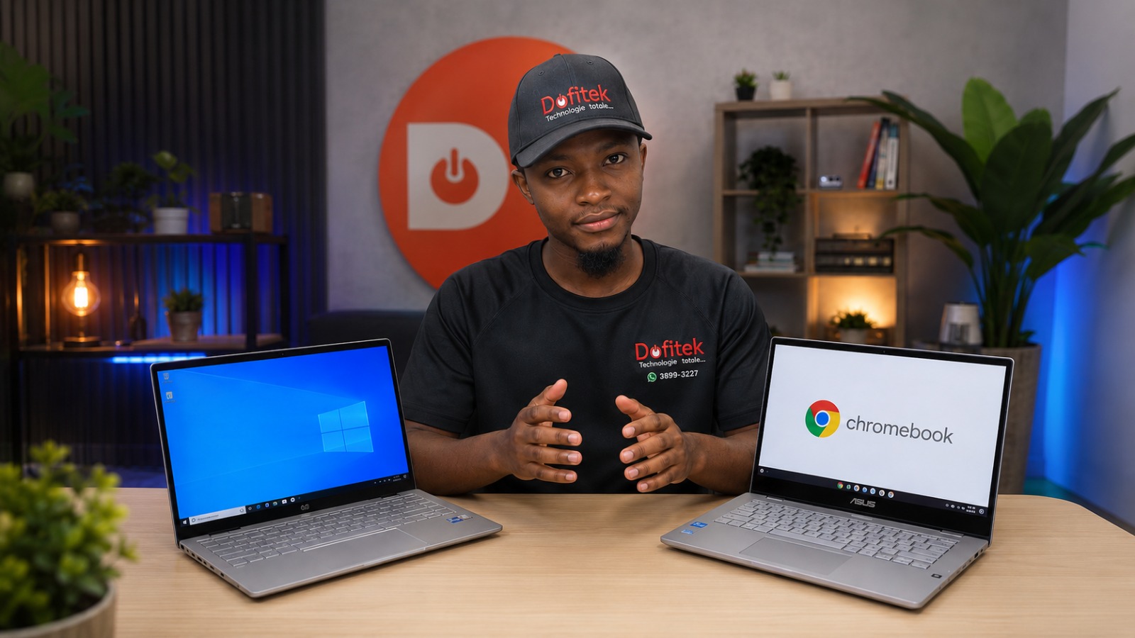 Dofitek prezante diferans ant Chromebook ak Windows