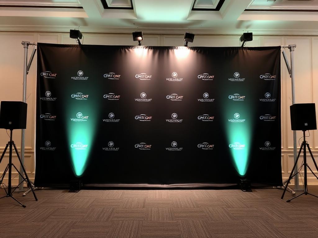 Backdrop conférence de presse