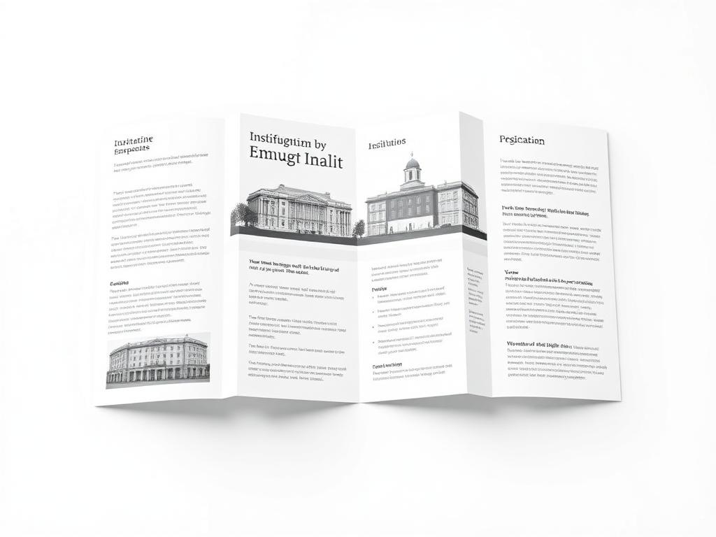 Dépliant 4 volets institutionnel