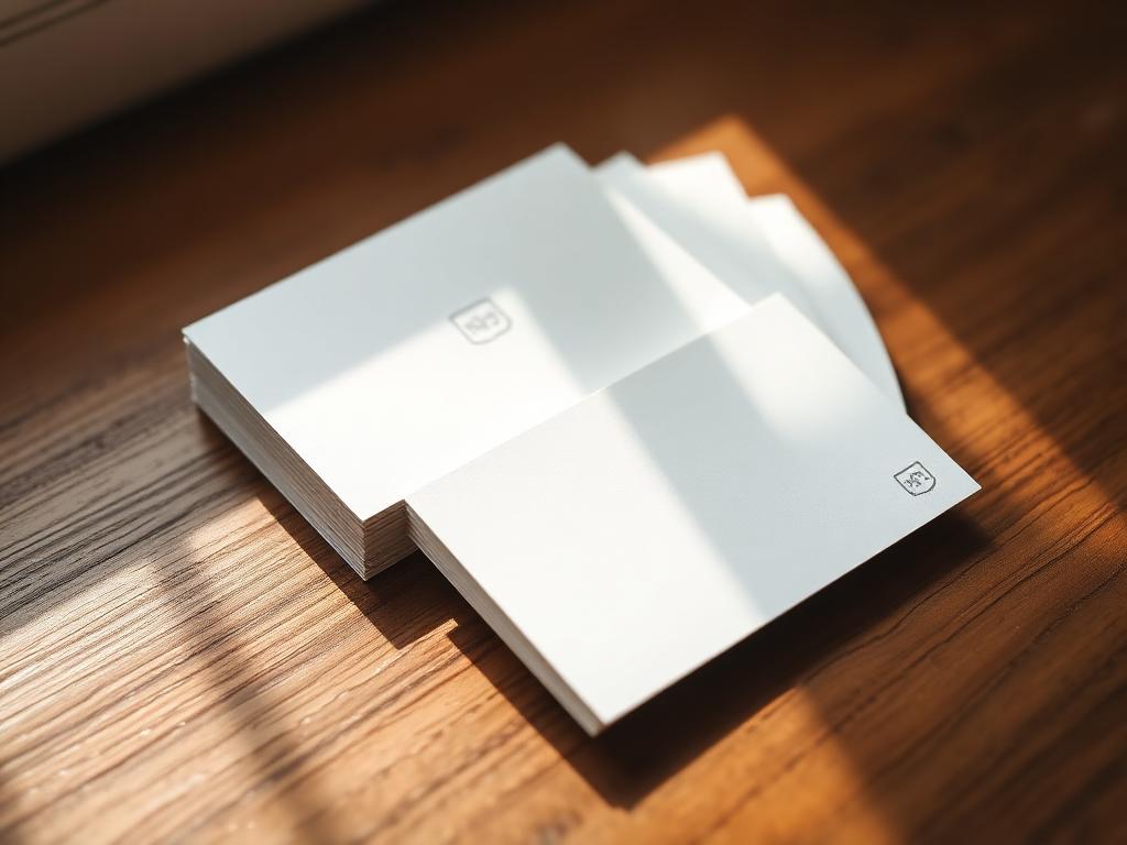 Cartes de visite minimalistes