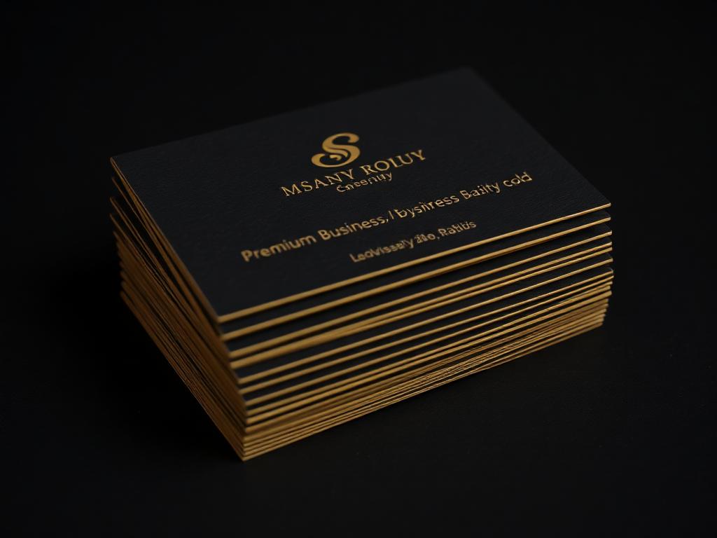 Cartes premium dorure à chaud