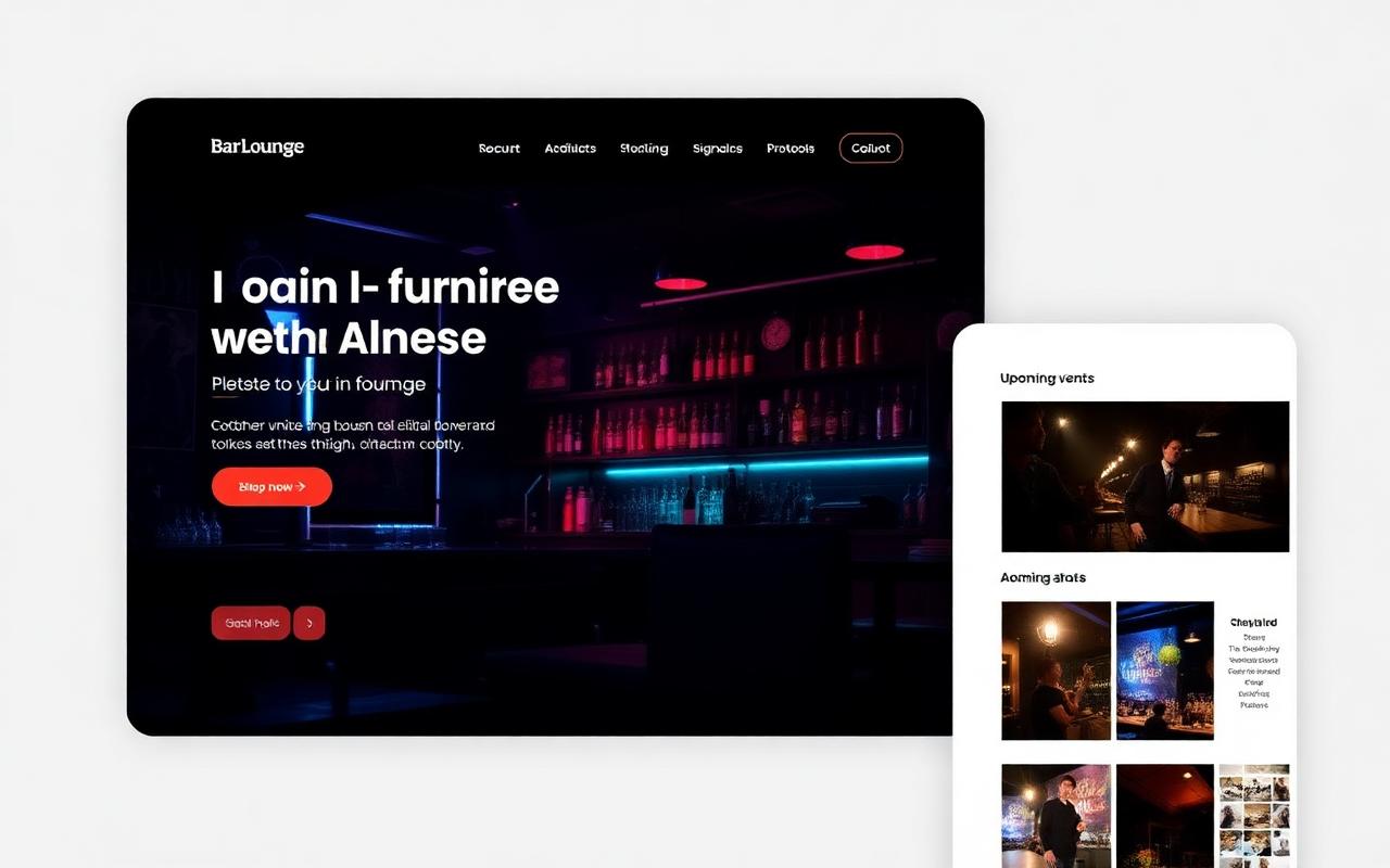 Aperçu du modèle Rhum & Lounge