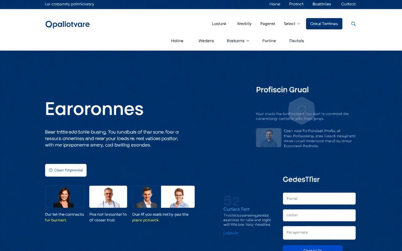 Aperçu du modèle Entreprise Elite